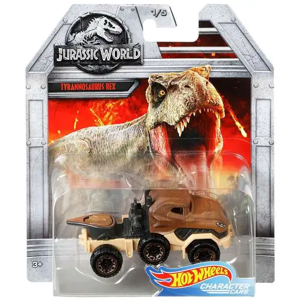 Jurassic World Hot Wheels Character Cars Tyrannosaurus Rex Die Cast Car #1/5
