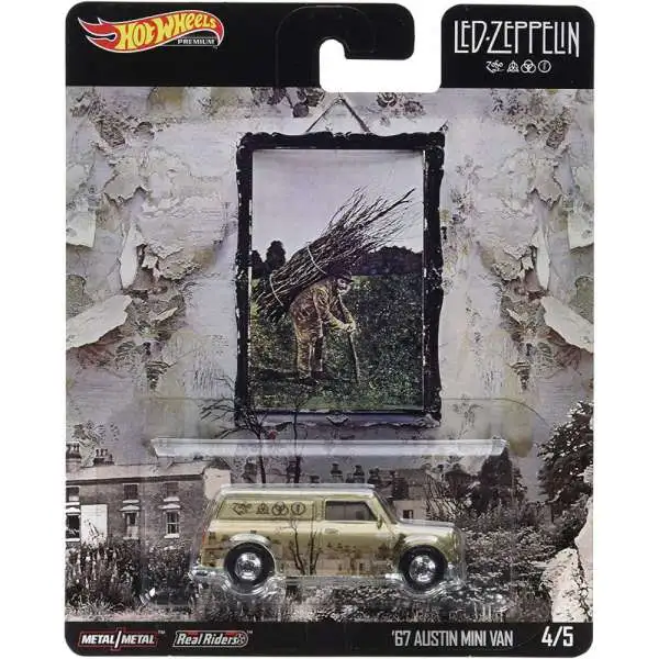 Hot Wheels Led Zeppelin '67 Austin Mini Van Diecast Car #4/5