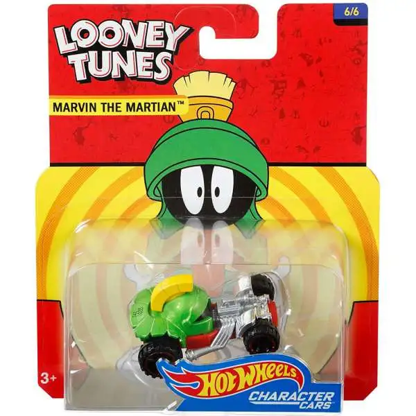 Hot Wheels Looney Tunes Character Cars Marvin The Martian Diecast Car