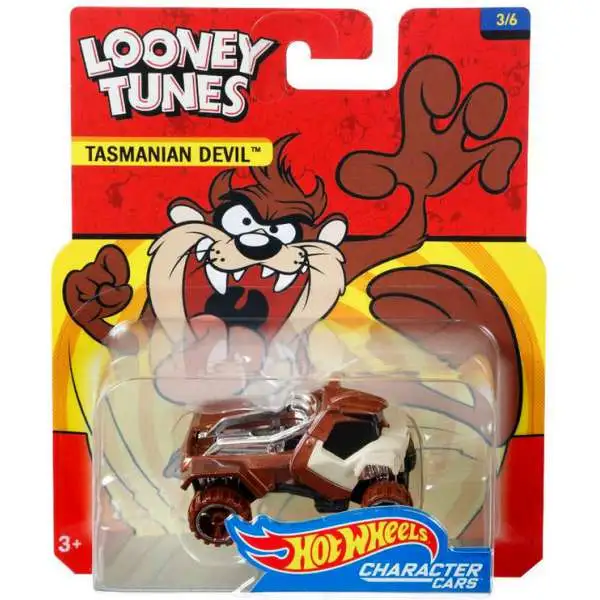 Hot Wheels Looney Tunes Character Cars Tasmanian Devil Diecast Car #3/6