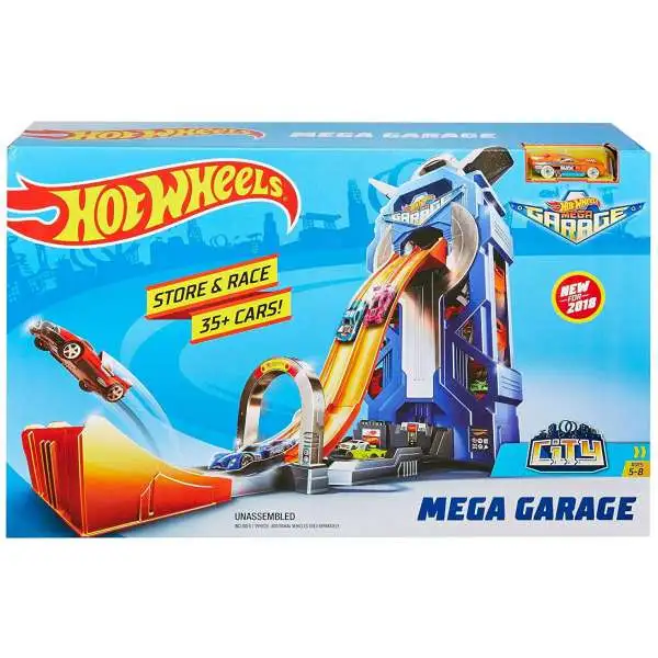 Hot Wheels City Mega Garage Diecast Car Playset