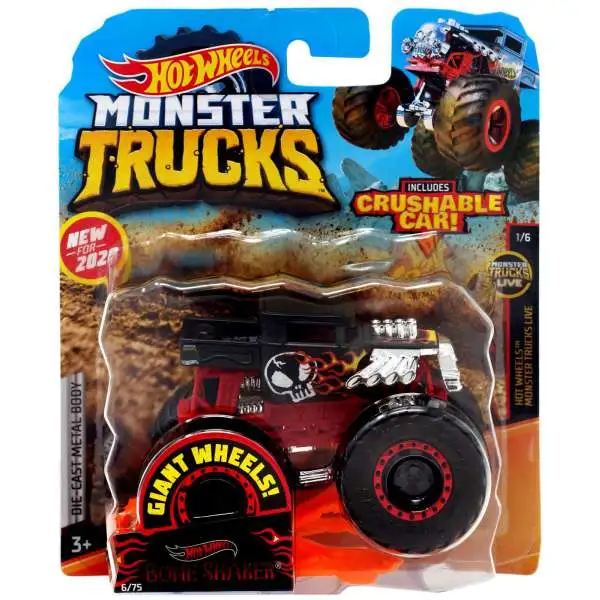 Hot Wheels Monster Trucks Bone Shaker Diecast Car [New for 2020]