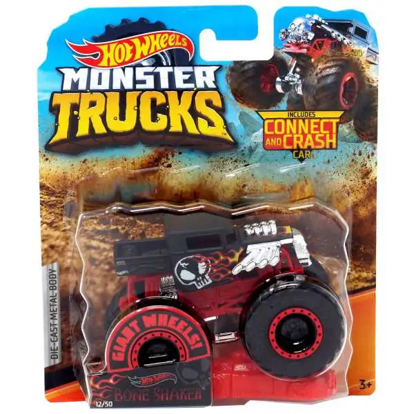 Hot Wheels Monster Trucks Bone Shaker Diecast Car [Giant Wheels]
