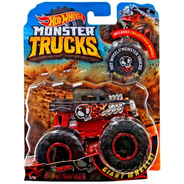 Hot Wheels Monster Trucks Bone Shaker Die-Cast Car [Collectible Wheel]