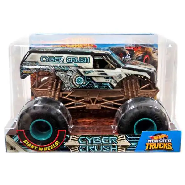 Hot Wheels Monster Trucks Cyber Crush Diecast Car