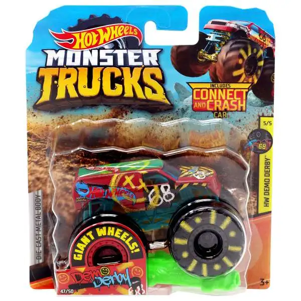 Hot Wheels Monster Trucks HW Demo Derby Dem Derby Diecast Car