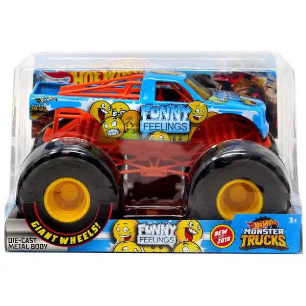 Hot Wheels Monster Trucks Funny Feelings Diecast Car