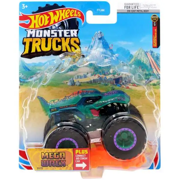 Hot Wheels Monster Trucks LIVE Mega Wrex Diecast Car [2022]