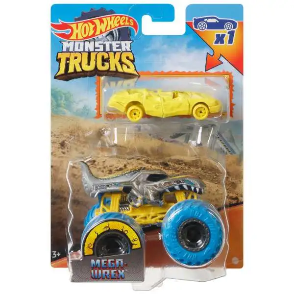 Hot Wheels Monster Trucks Mega-Wrex Diecast Car [Crushed Die-Cast Car]