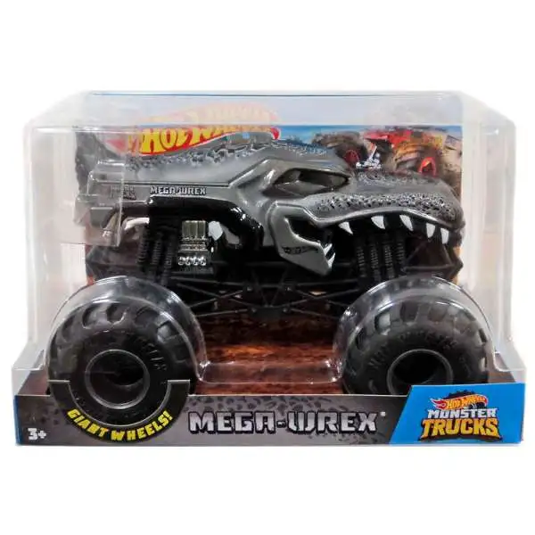  Hot Wheels Monster Trucks Mega Wrex - Plus Connect and Crash  Car 50/75 - Crash Squad 3/4 : Toys & Games