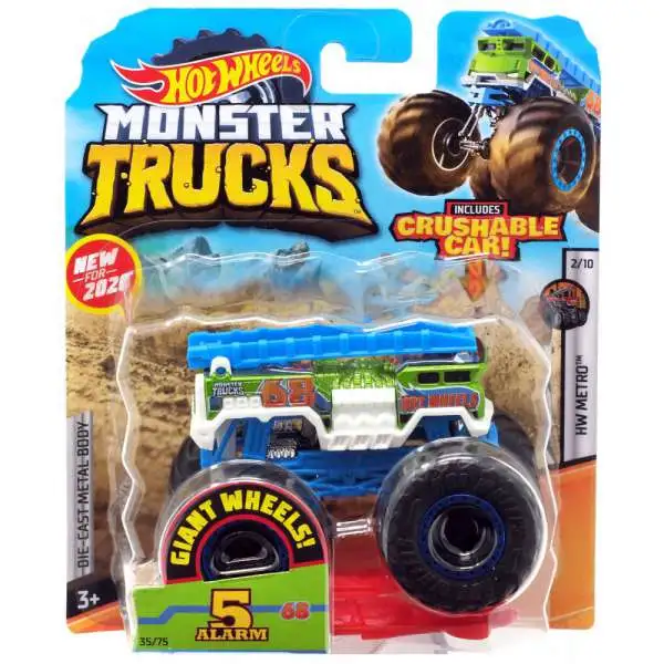 Hot Wheels Monster Trucks HW Metro 5 Alarm Diecast Car