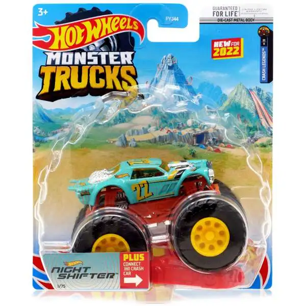 Hot Wheels Monster Trucks Crash Legends Night Shifter Diecast Car