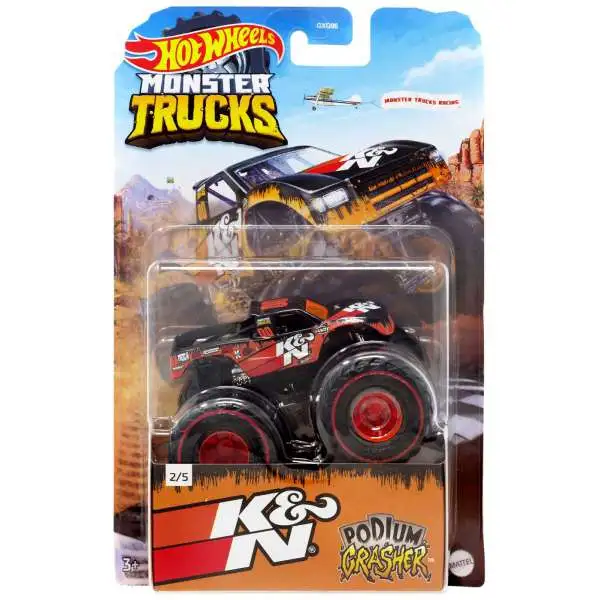 Hot Wheels Monster Trucks Podium Crasher Diecast Car [K&N]