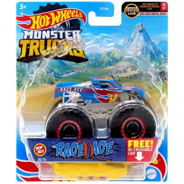 Hot Wheels Monster Trucks LIVE Race Ace Diecast Car