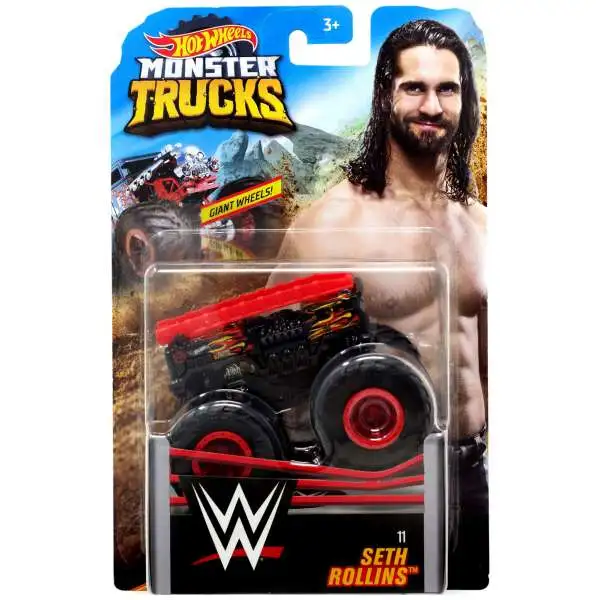 Hot Wheels Monster Trucks WWE Seth Rollins Diecast Car