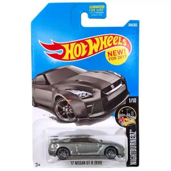 Hot Wheels Nightburnerz 17 Nissan GT-R R35 164 Diecast Car DVC50