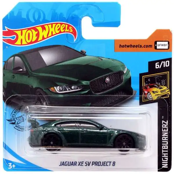 Hot Wheels ミニカー コレクション Hot Wheels Nightburnerz Jaguar XE SV Project 8 164 Diecast Car 610