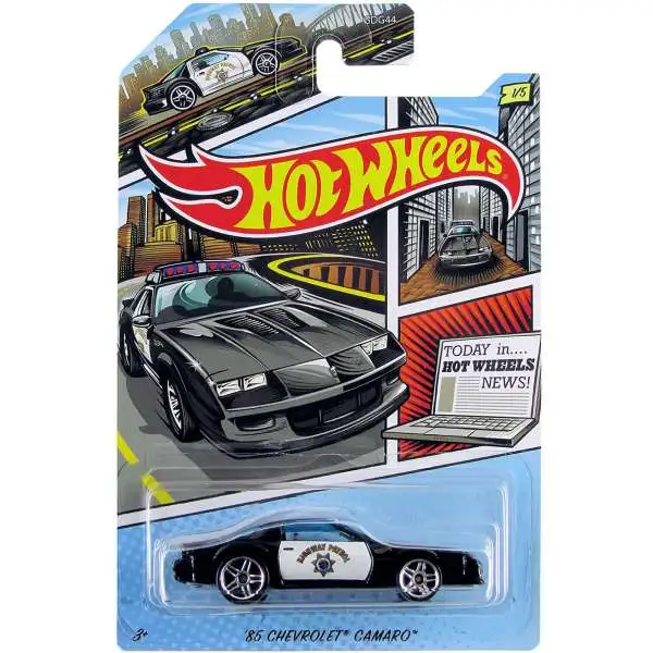 Hot Wheels HW Police '85 Chevrolet Camaro Diecast Car #1/5