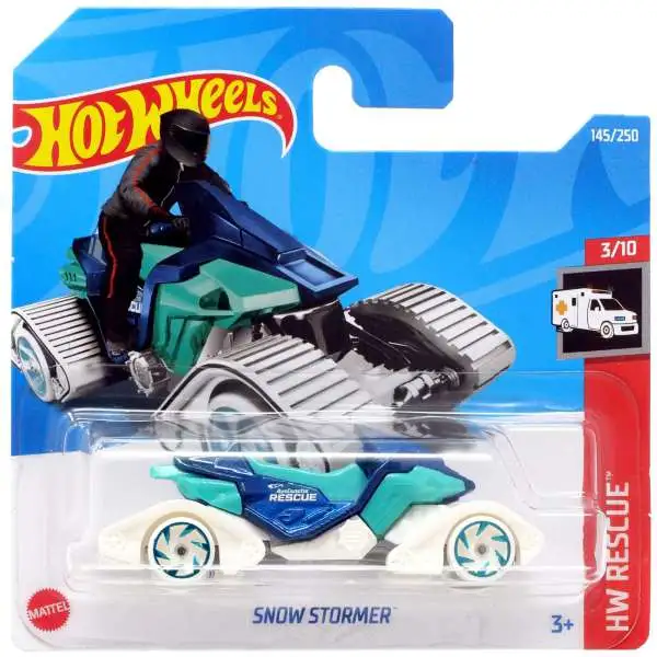 Hot Wheels HW Rescue Snow Stormer Diecast Car #3/10 [Short Card]