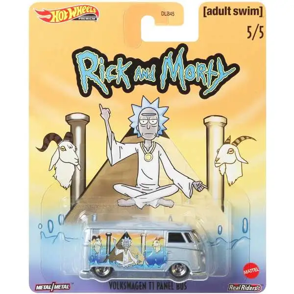 Rick & Morty Hot Wheels Premium Volkswagen T1 Panel Bus Die Cast Car #5/5