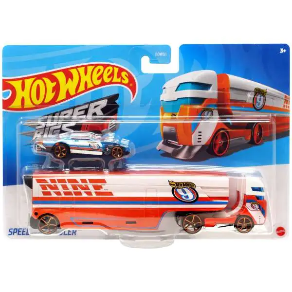 Hot Wheels Super Rigs Speedway Hauler Diecast Car