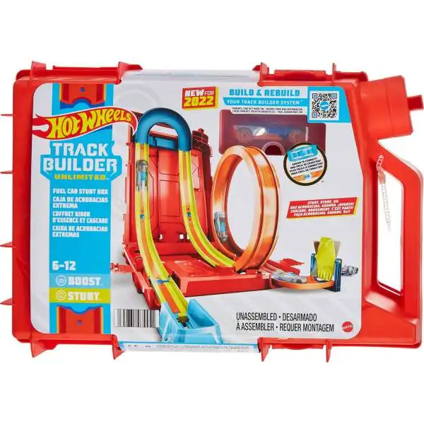 Hot Wheels Track Builder Unlimited System Fuel Can Stunt Box Track Set