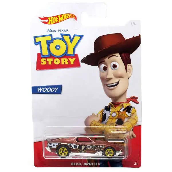 Toy Story Hot Wheels Blvd. Bruiser Diecast Car #1/6 [Woody]
