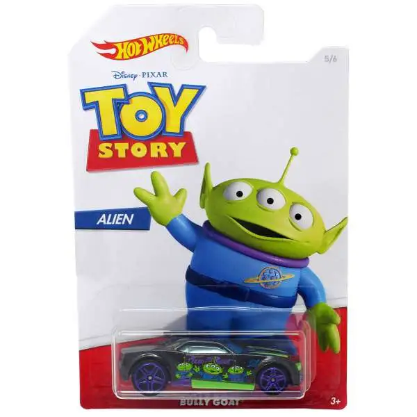 Toy Story Hot Wheels Bully Goat Diecast Car #5/6 [Alien]