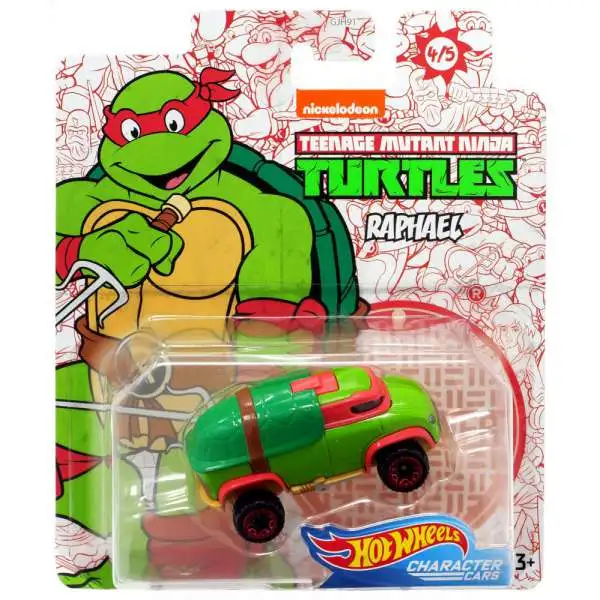 Hot Wheels Teenage Mutant Ninja Turtles Character Cars Donatello 164 ...