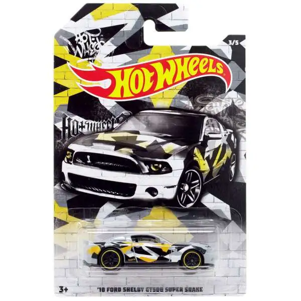 Hot Wheels Urban Camouflage '10 Ford Shelby GT500 Super Snake Diecast Car #3/5