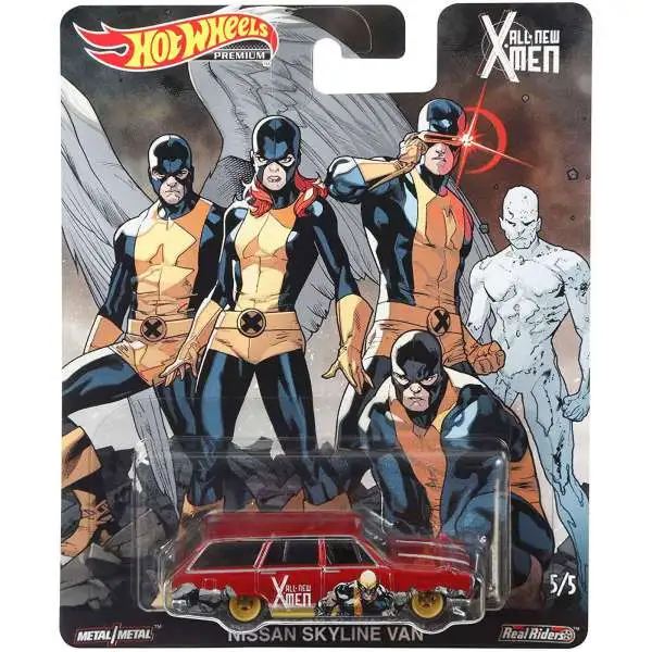 Marvel Hot Wheels Premium Nissan Skyline Van Die Cast Car