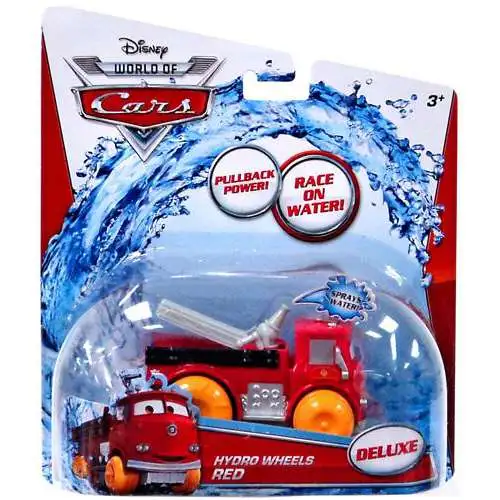 Disney / Pixar Cars The World of Cars Hydro Wheels Red Plastic Car [Damaged Package]