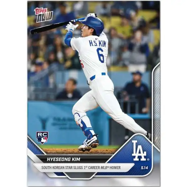 MLB Los Angeles Dodgers 2025 NOW Baseball Hyeseong Kim #182 [1st Home Run]