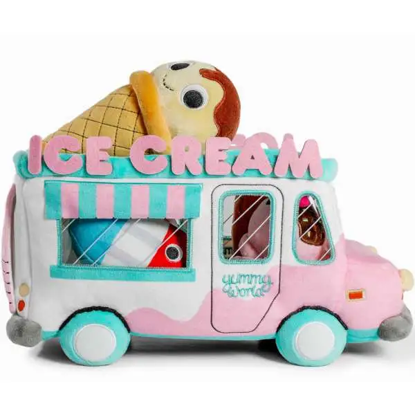 Yummy World Ice Cream Truck Interactive Plush [Barry the Bombsicle, Ollie the Orange Pop, Ziggy the Snow Cone & Max the Ice Cream Cone] (Pre-Order ships January)