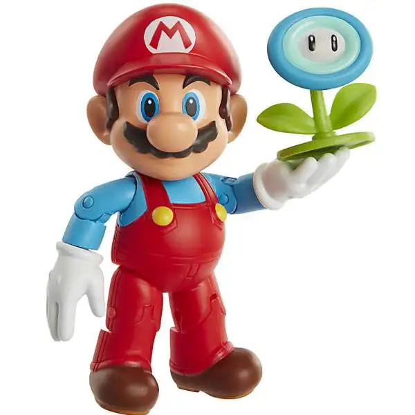 World of Nintendo Ice Mario with Ice Ball Action Figure