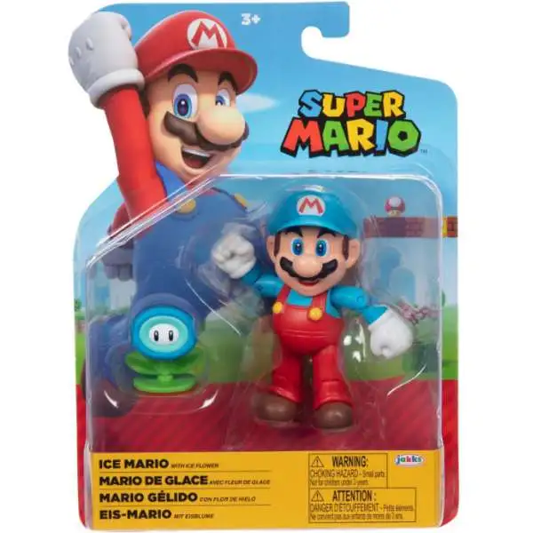 World of Nintendo Super Mario Wave 44 Ice Mario Action Figure [with Ice Flower]