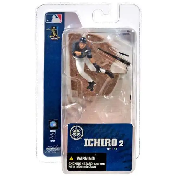 McFarlane Toys MLB Seattle Mariners Sports Picks Baseball 3 Inch Mini Series 3 Ichiro Mini Figure