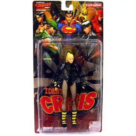 DC Identity Crisis Series 2 Black Canary Action Figure [Damaged Package]