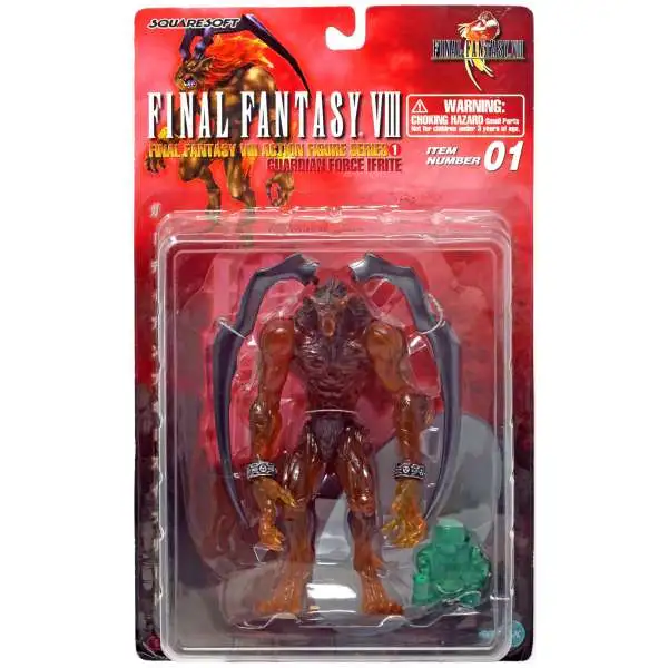 Final Fantasy VIII Guardian Force Collection Ifrite Action Figure [Clear, Red Card]