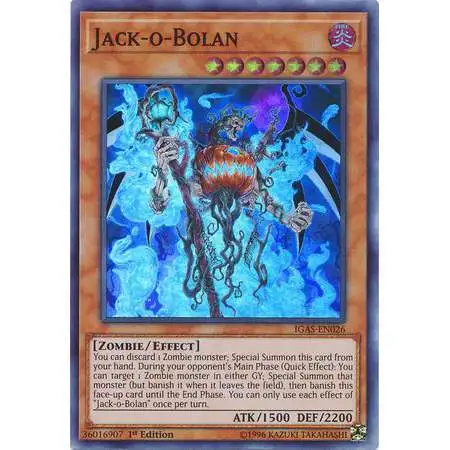 YuGiOh Ignition Assault Super Rare Jack-o-Bolan IGAS-EN026