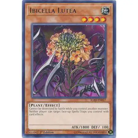 YuGiOh Ignition Assault Rare Ibicella Lutea IGAS-EN027