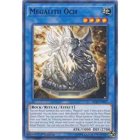 yugioh megalith cards Och - IGAS-EN037 - Common During your Main Phase Megalith Ophiel Ignition Assault |