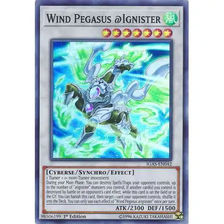 YuGiOh Ignition Assault Super Rare Wind Pegasus @Ignister IGAS-EN042