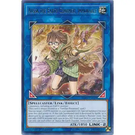 YuGiOh Ignition Assault Rare Aussa the Earth Charmer, Immovable IGAS-EN048