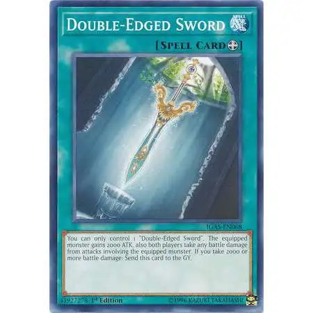 YuGiOh Ignition Assault Common Double-Edged Sword IGAS-EN068
