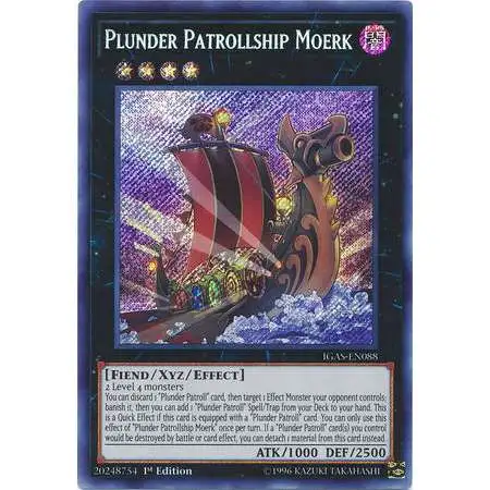 YuGiOh Ignition Assault Secret Rare Plunder Patrollship Moerk IGAS-EN088