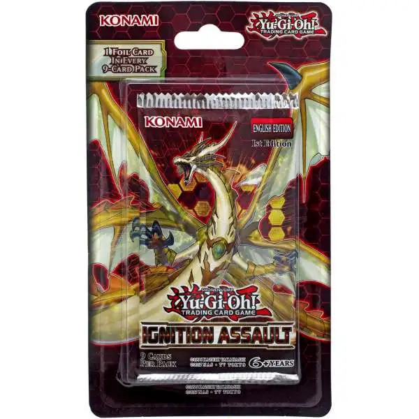 YuGiOh Ignition Assault Booster Pack 9 Cards Konami ToyWiz