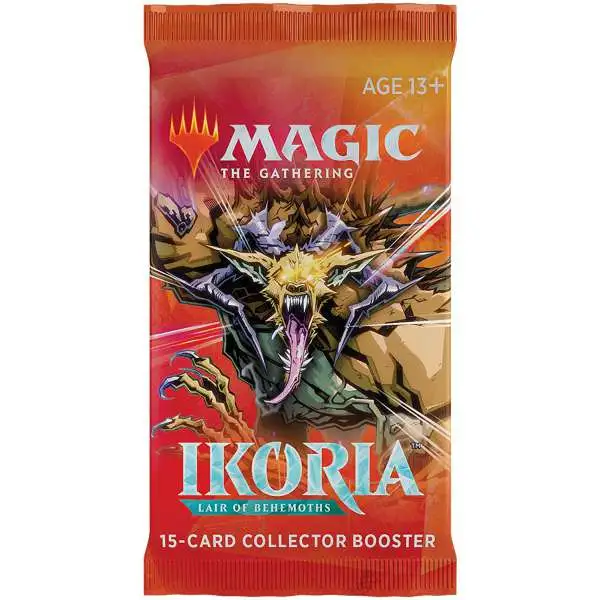 MtG Ikoria: Lair of Behemoths COLLECTOR Booster Pack [15 Cards]