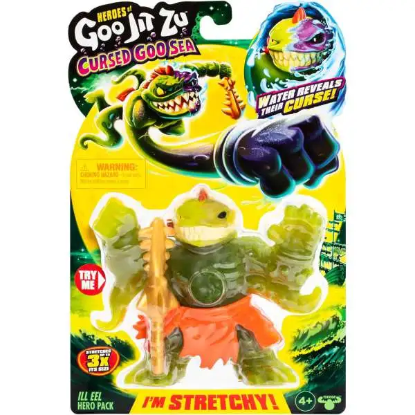 Heroes of Goo Jit Zu Cursed Goo Sea Ill Eel Action Figure