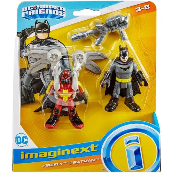 Fisher Price DC Super Friends Imaginext Firefly & Batman Figure Set